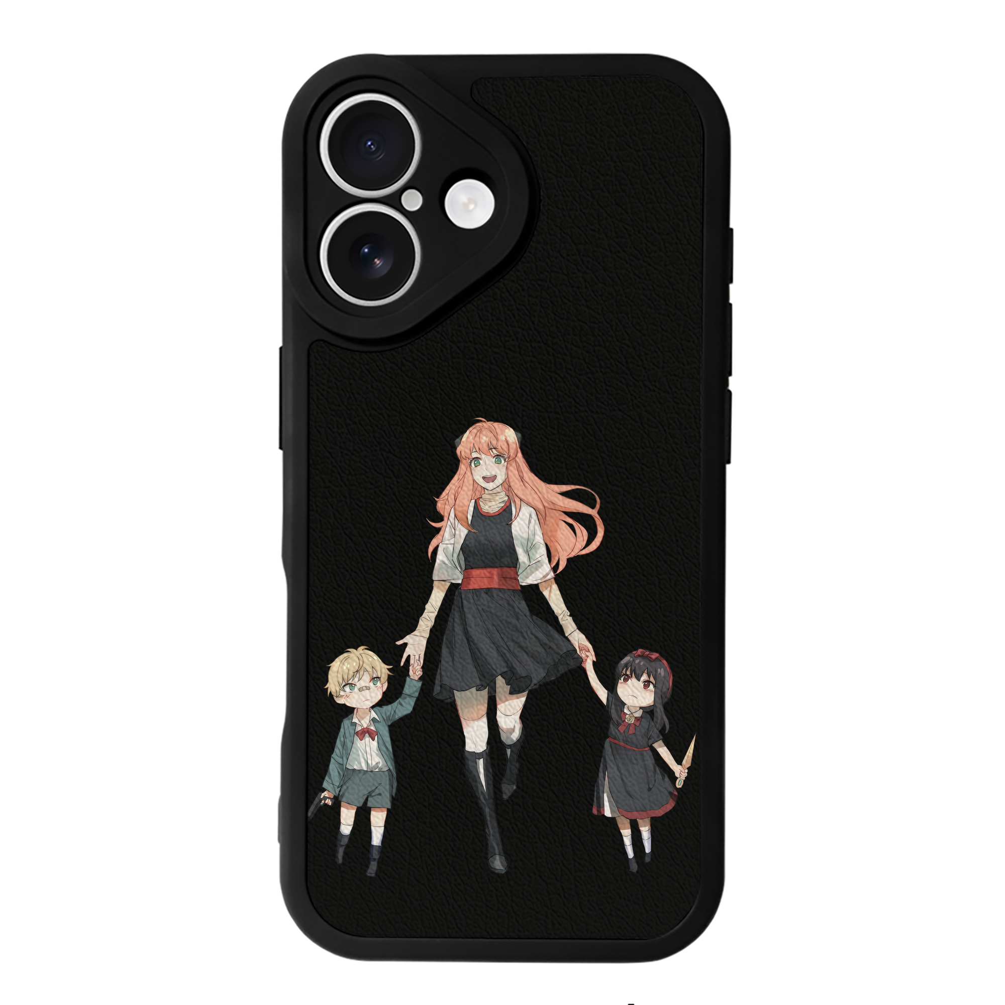 （画像用） SPY×FAMILY间谍家家酒 【iPhone 16シリーズ対応】シリコンスマホケース（レザー調） 材質：シリコン